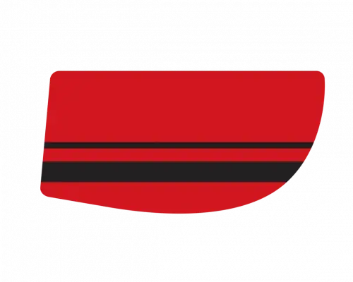 Фальшборт для лодки 470 (красный)