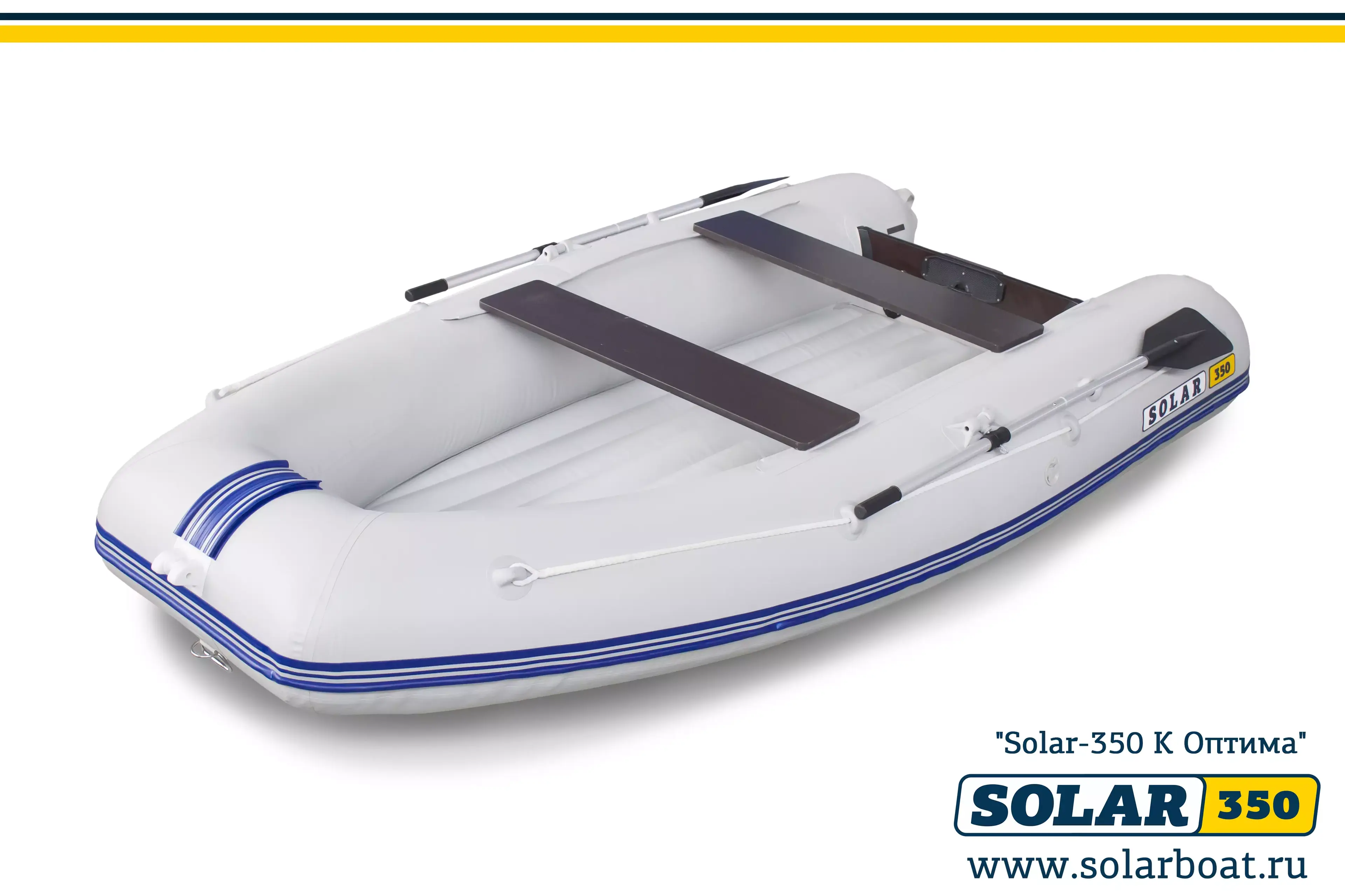 Лодка надувная моторная solar-350 к (оптима)
